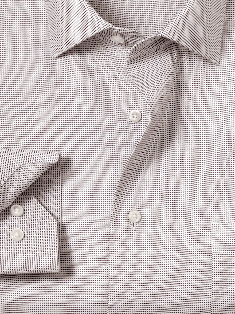 Alternate Image of Comfort Stretch Non-iron Solid Dress Shirt-5