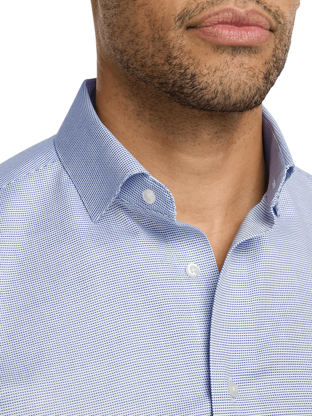 Alternate Image of Comfort Stretch Non-iron Solid Dress Shirt-2