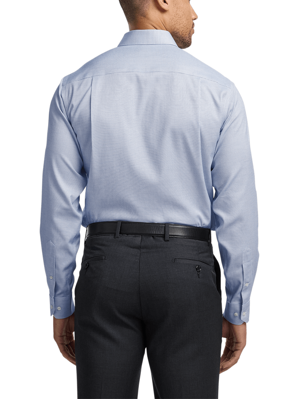 Alternate Image of Comfort Stretch Non-iron Solid Dress Shirt-4