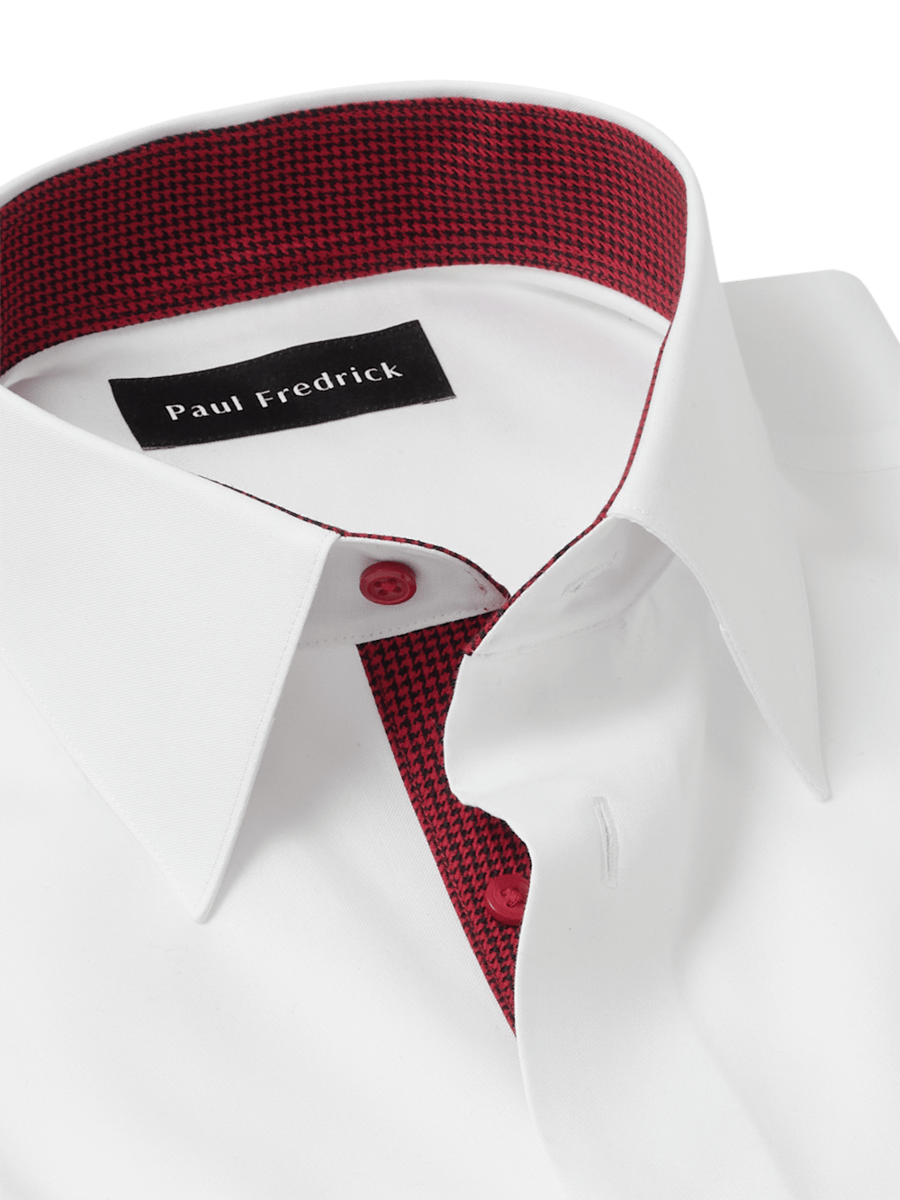 Alternate Image of Non-iron Cotton Solid Dress Shirt With Contrast Trim-6