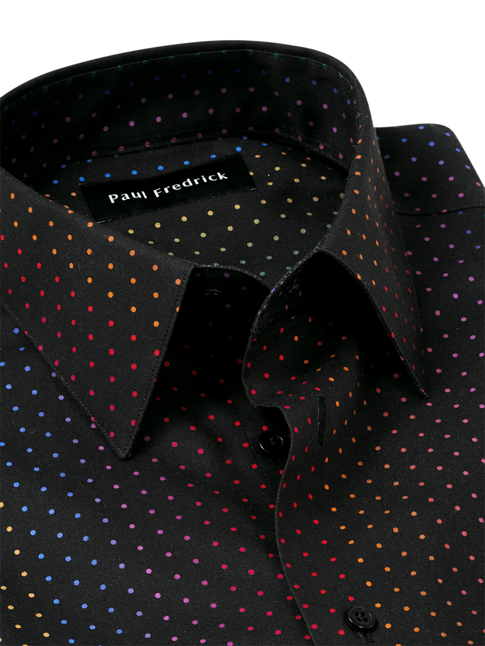 Alternate Image of Non-iron Cotton Dot Dress Shirt-6