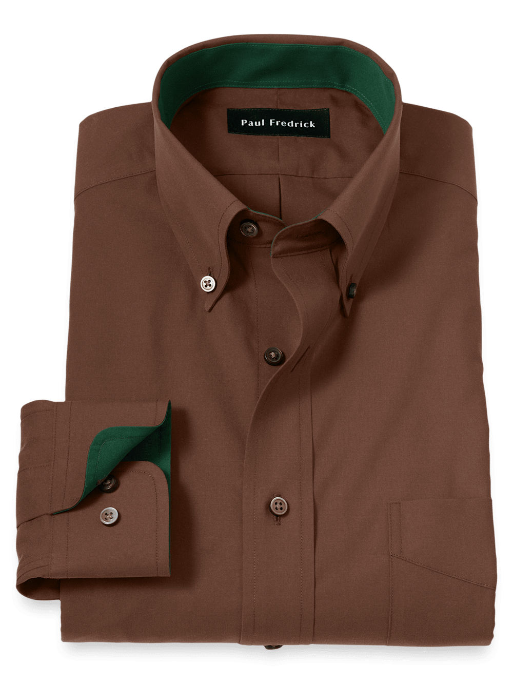 Men s Brown Dress Shirts Shop Online Paul Fredrick