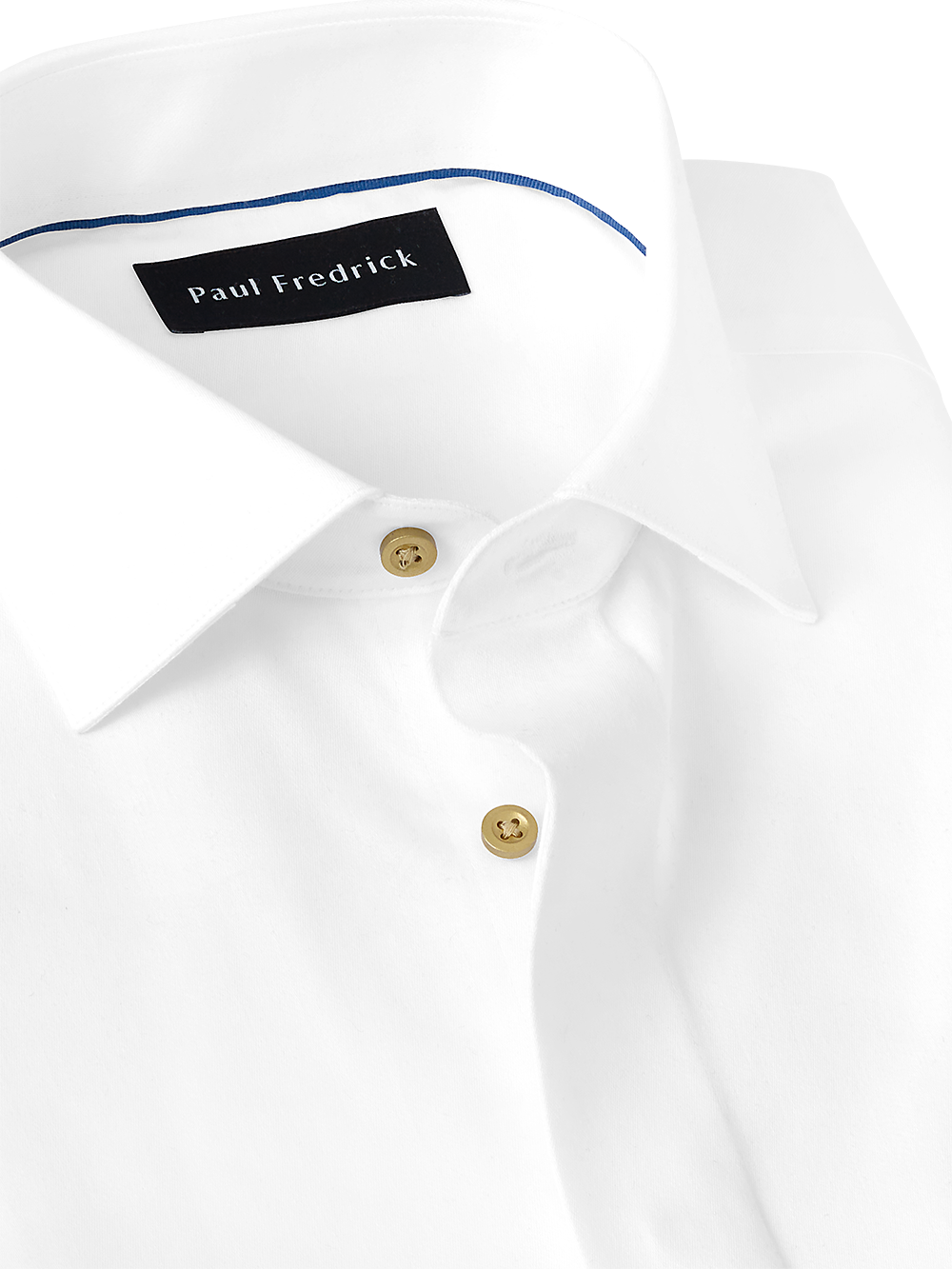 Alternate Image of Non-iron Cotton Solid Dress Shirt With Contrast Trim-2