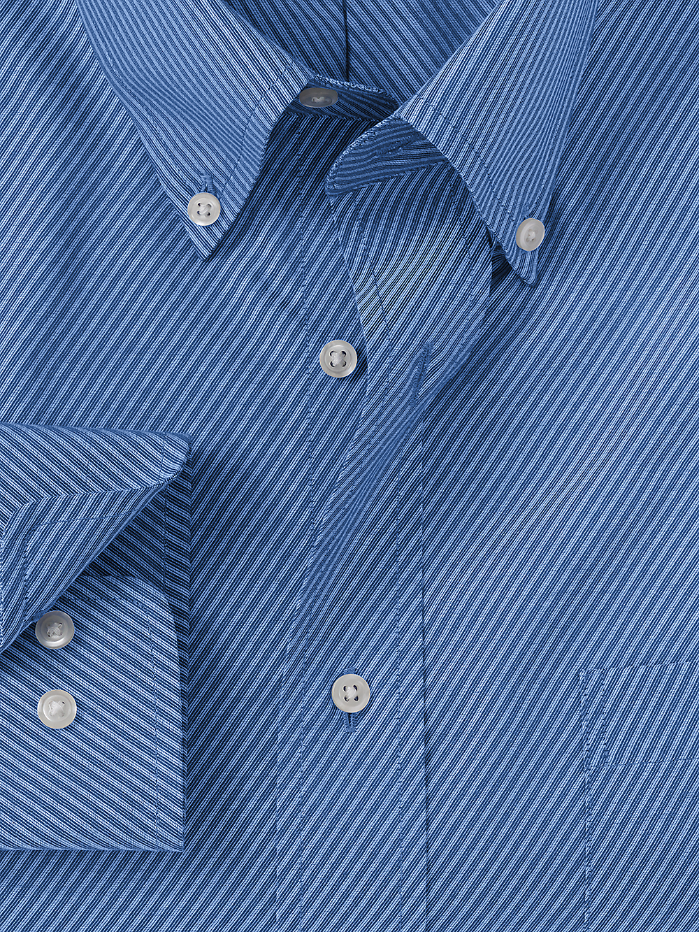 Alternate Image of Non-iron Cotton Stripe Dress Shirt-1