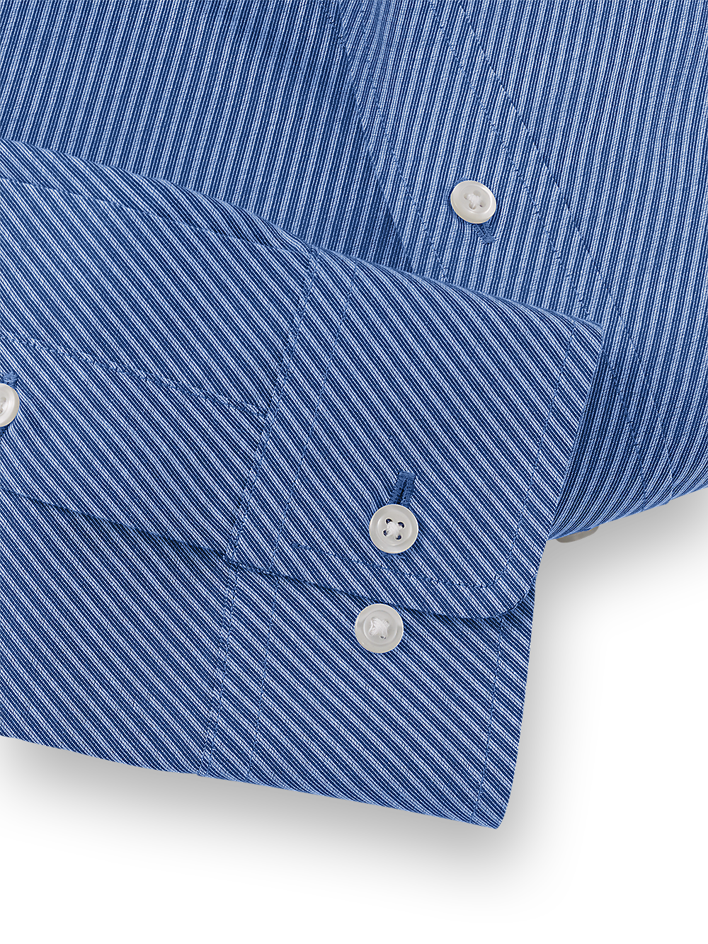 Alternate Image of Non-iron Cotton Stripe Dress Shirt-3