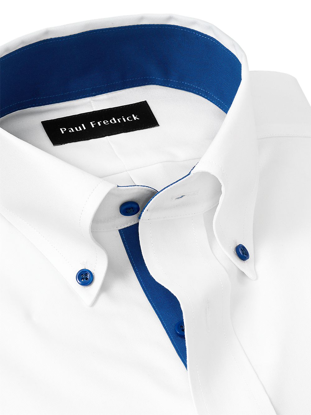 Alternate Image of Comfort Stretch Non-iron Solid Dress Shirt With Contrast Trim-6