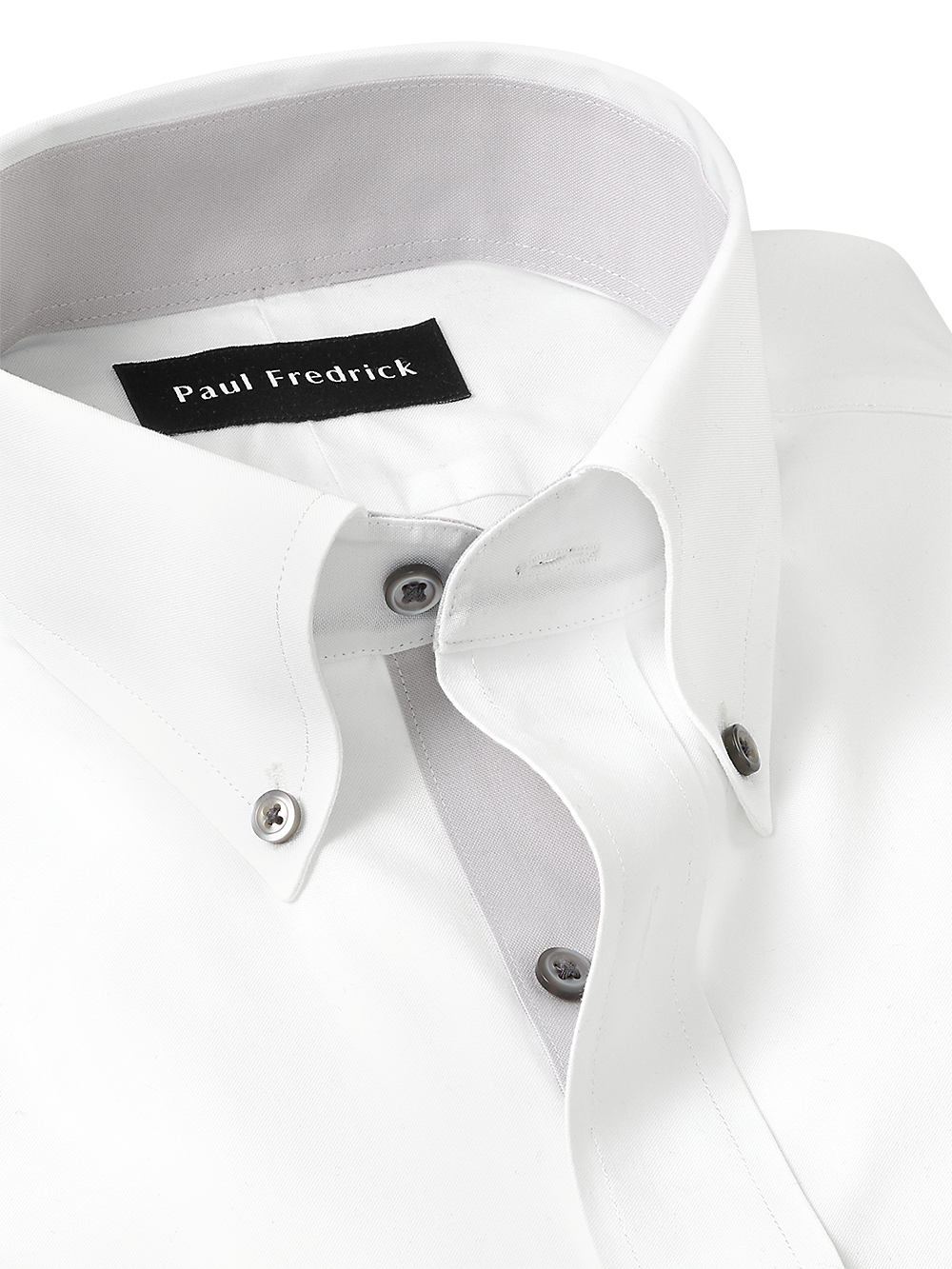 Alternate Image of Comfort Stretch Non-iron Solid Dress Shirt With Contrast Trim-6