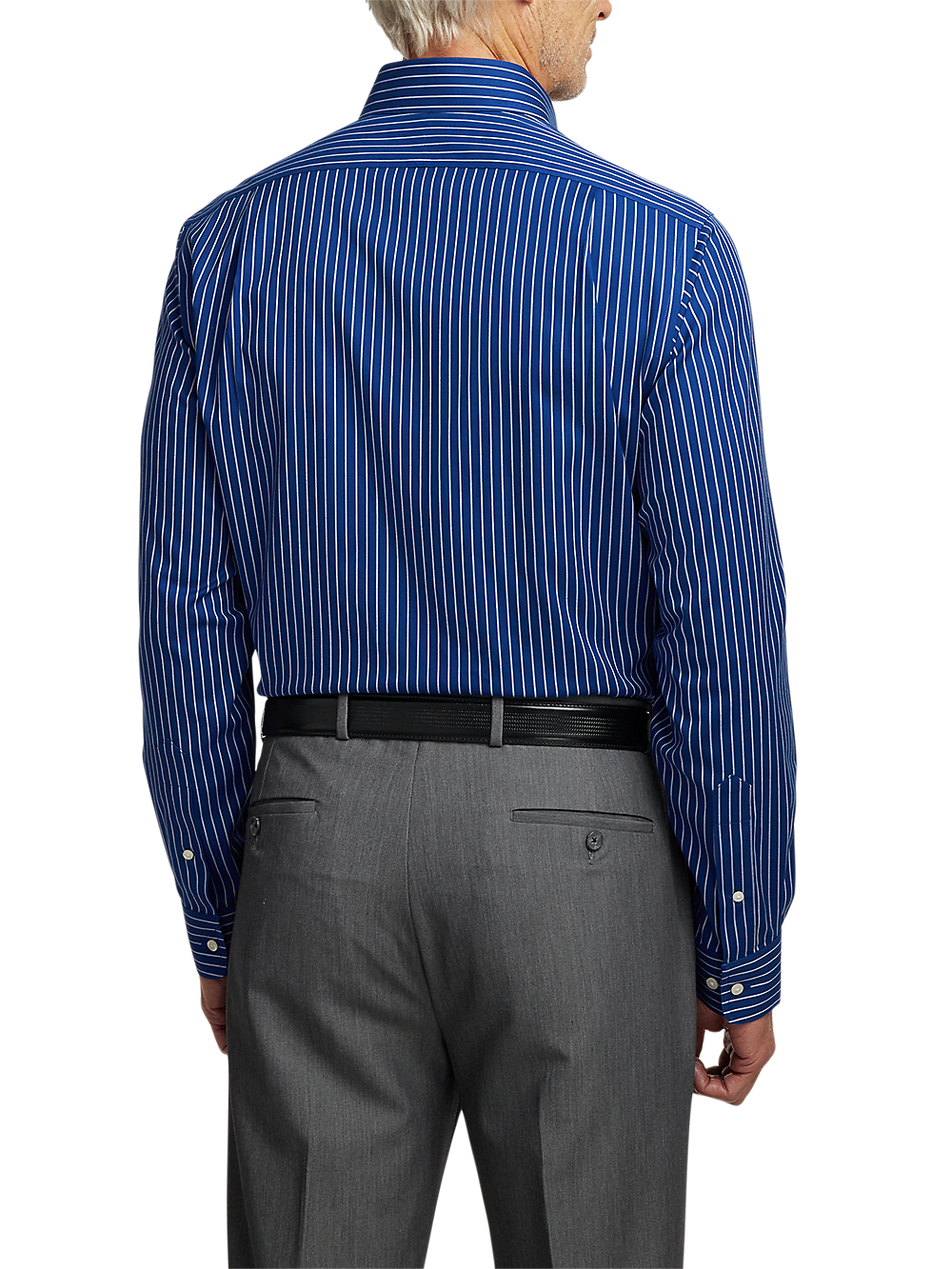 Alternate Image of Comfort Stretch Non-iron Stripe Dress Shirt-4