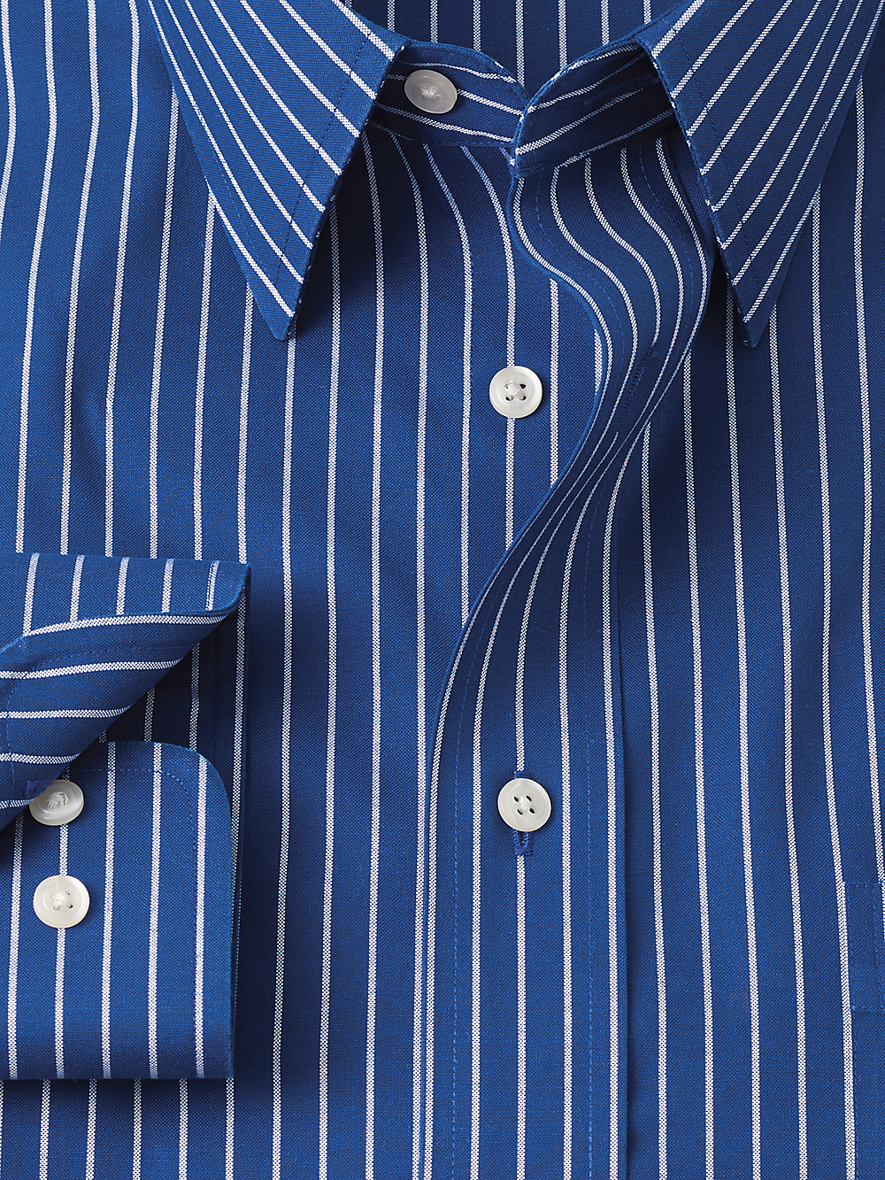 Alternate Image of Comfort Stretch Non-iron Stripe Dress Shirt-5