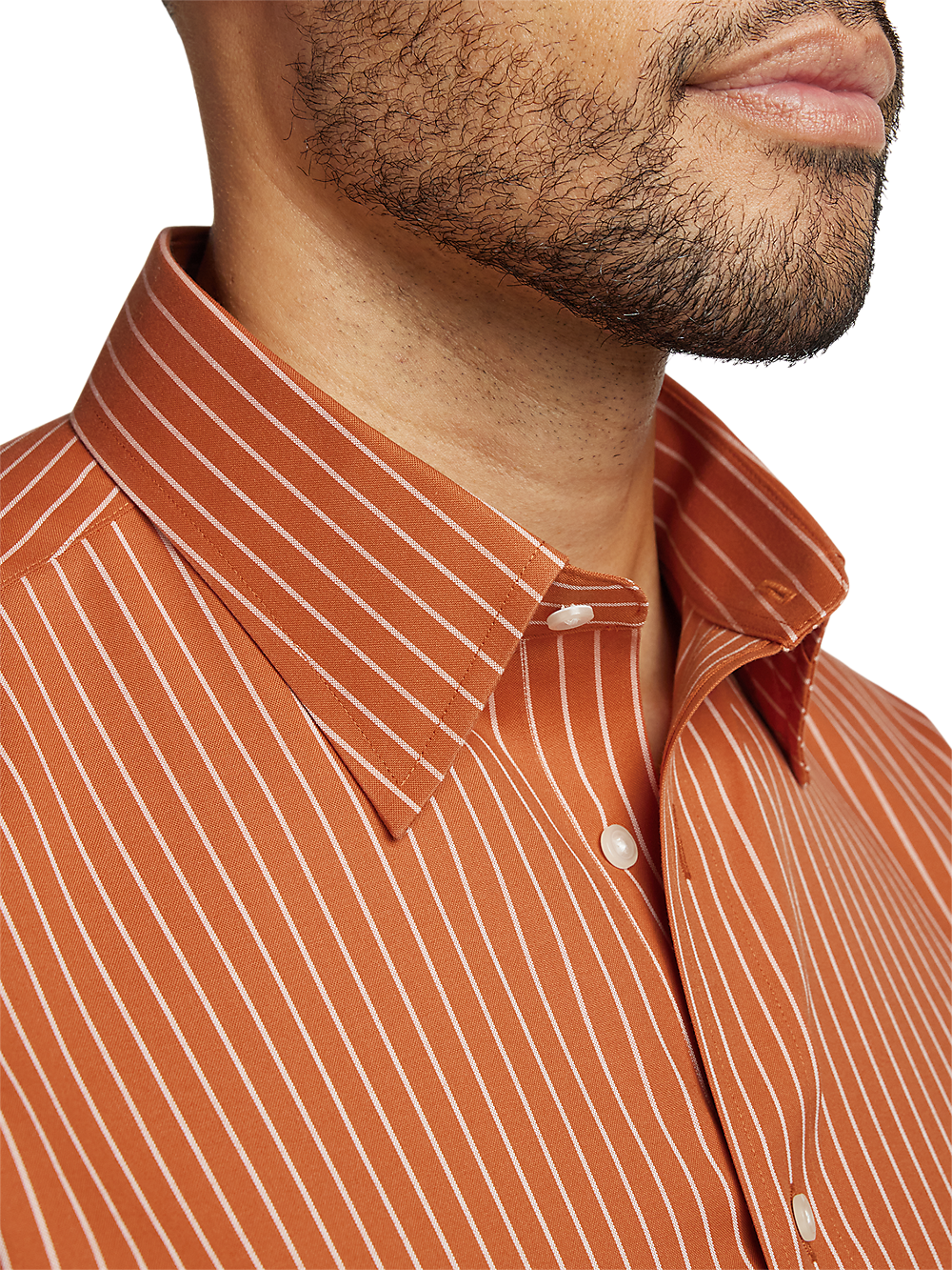 Alternate Image of Comfort Stretch Non-iron Stripe Dress Shirt-2