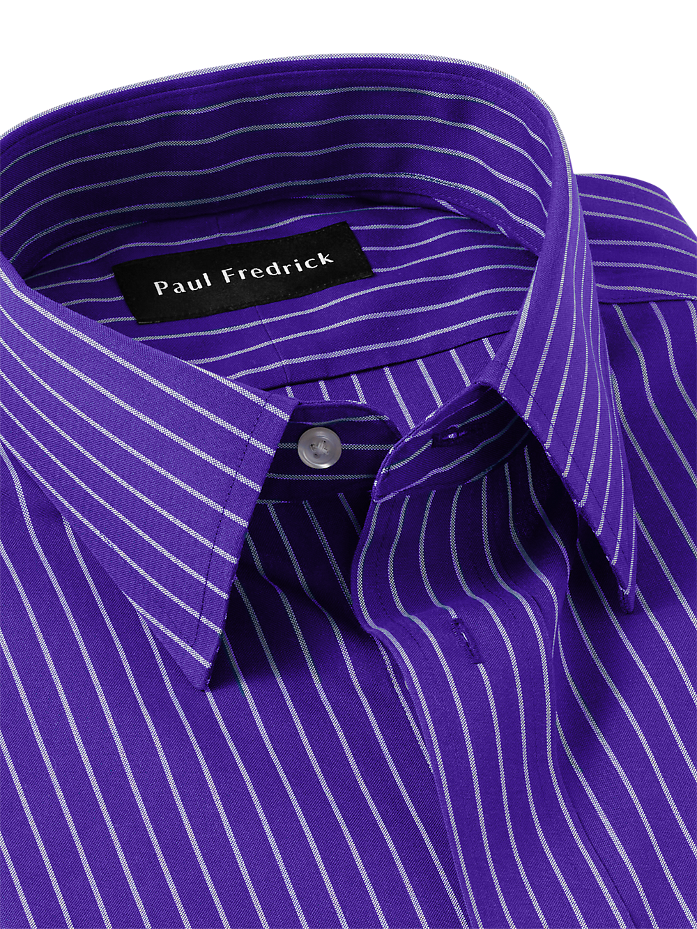 Alternate Image of Comfort Stretch Non-iron Stripe Dress Shirt-6