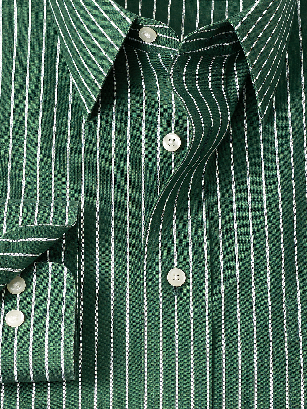 Alternate Image of Comfort Stretch Non-iron Stripe Dress Shirt-5