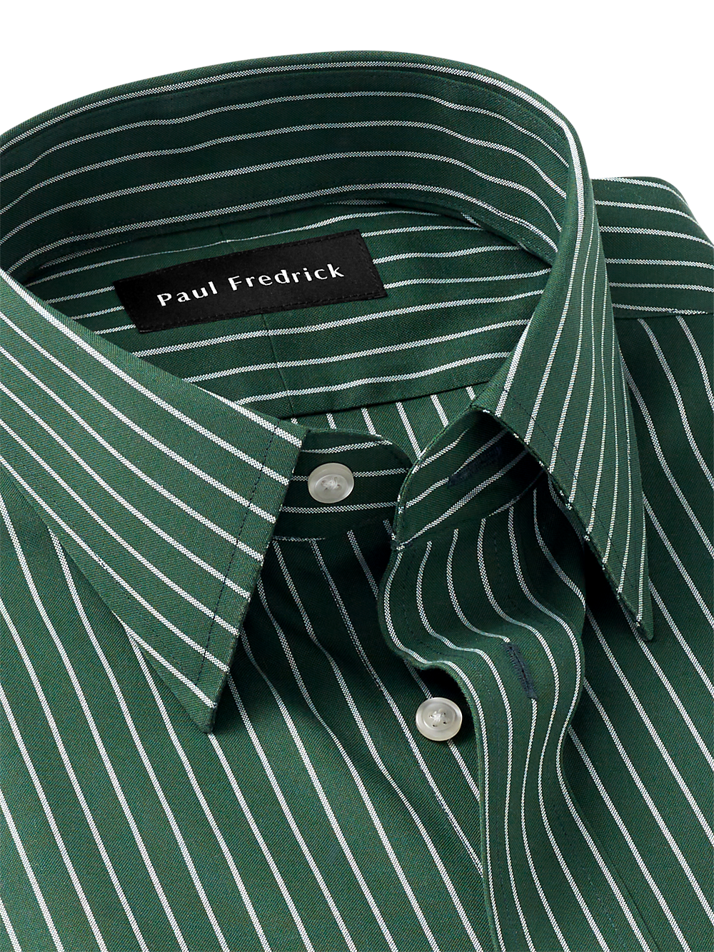 Alternate Image of Comfort Stretch Non-iron Stripe Dress Shirt-6