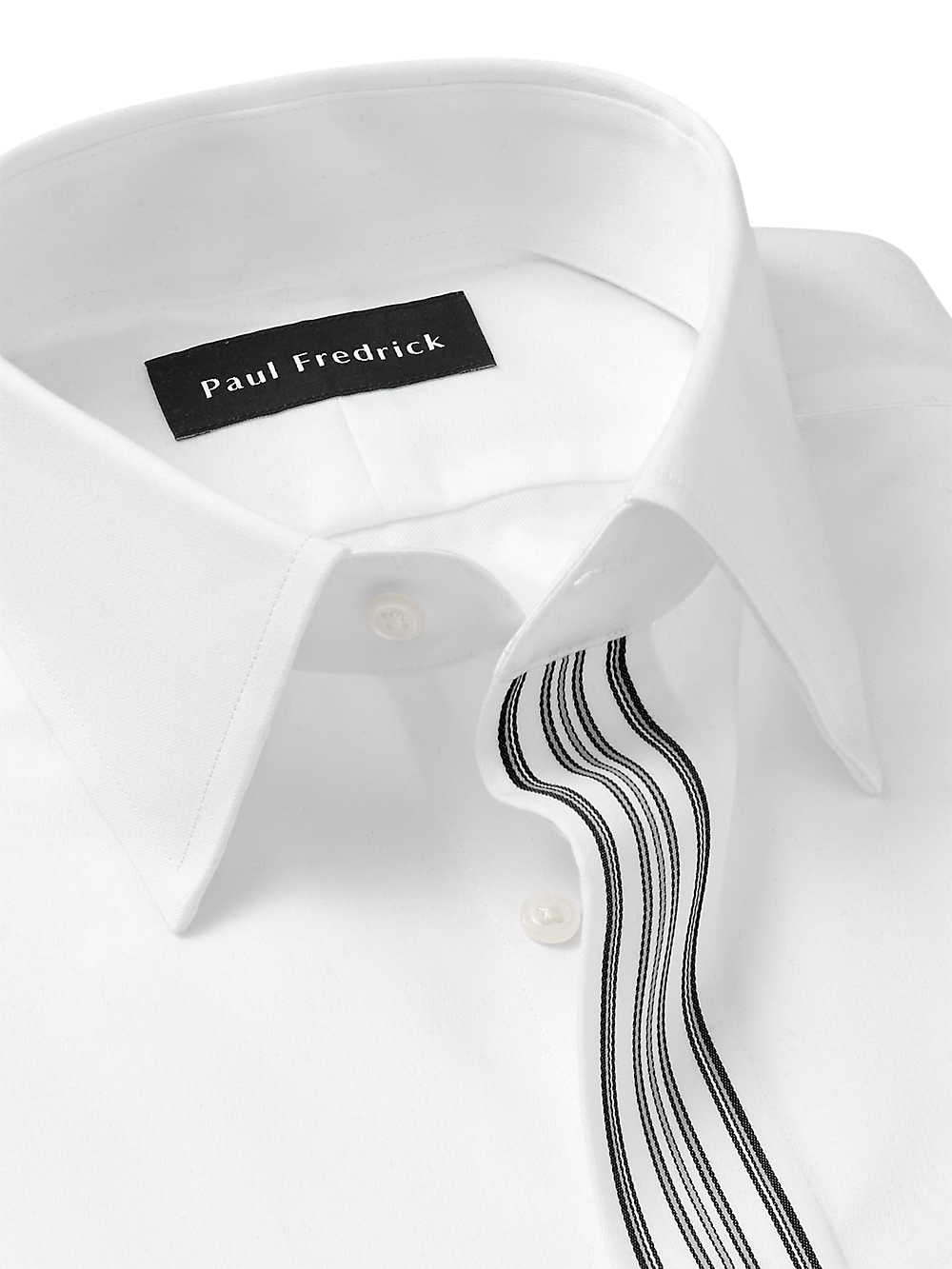 Alternate Image of Non-iron Cotton Solid Dress Shirt With Contrast Trim-6