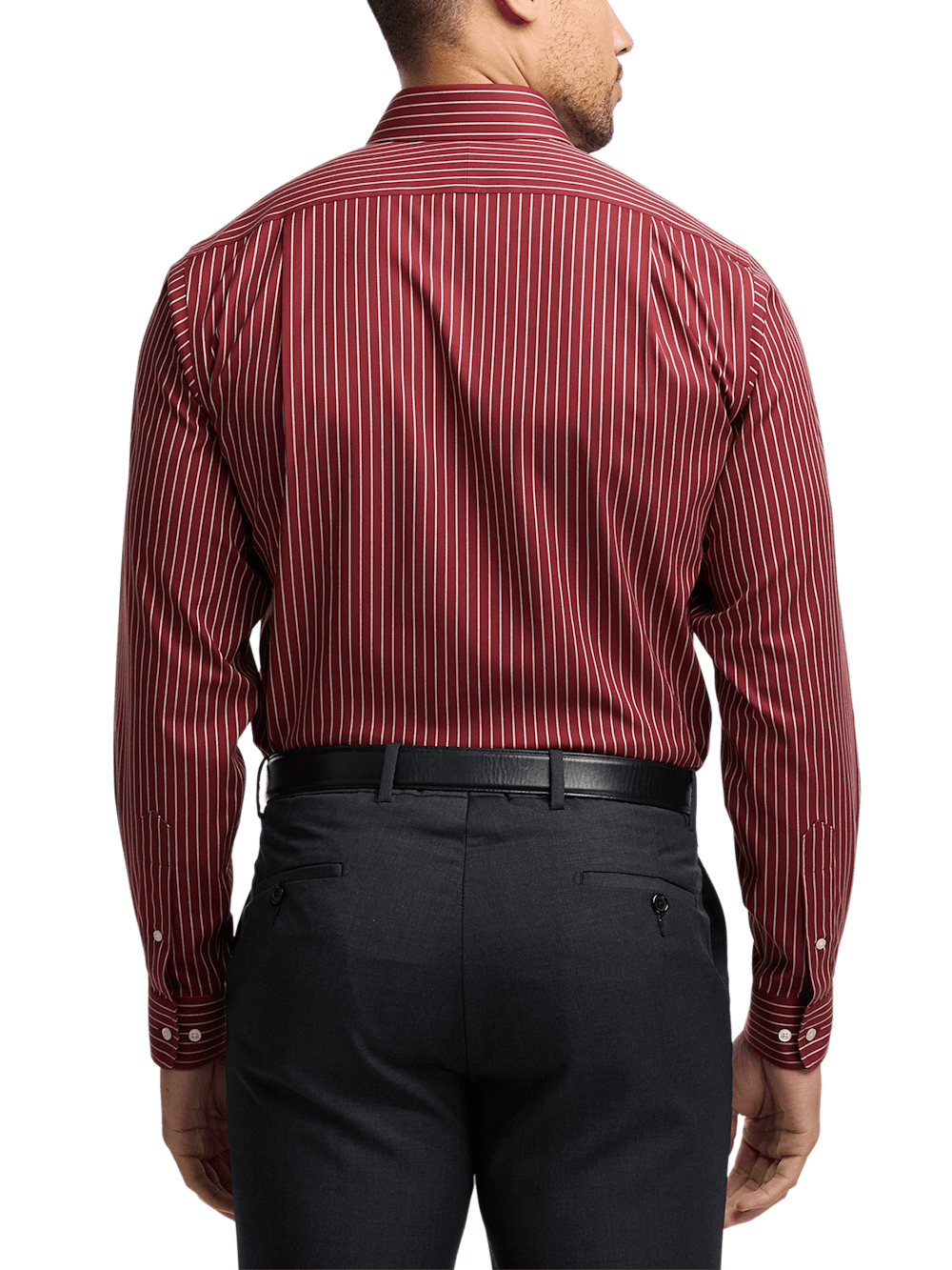 Alternate Image of Comfort Stretch Non-iron Stripe Dress Shirt-4