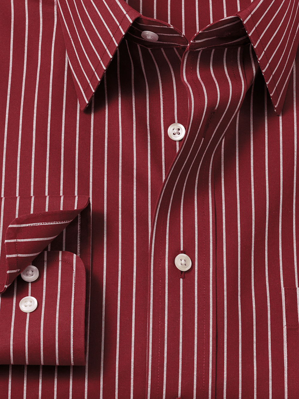 Alternate Image of Comfort Stretch Non-iron Stripe Dress Shirt-5