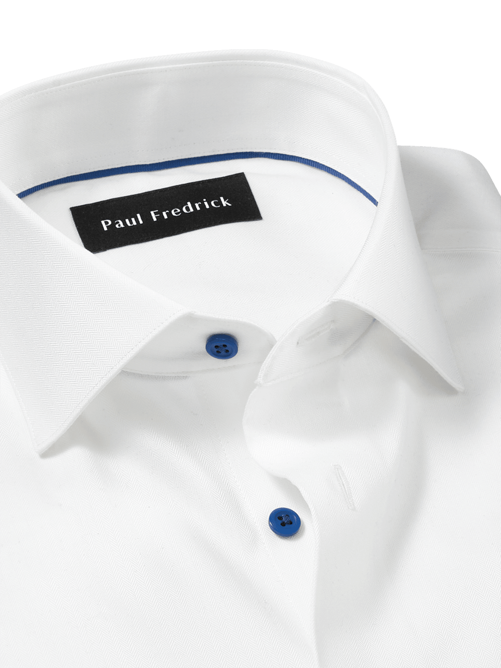 Alternate Image of Comfort Stretch Non-iron Herringbone Dress Shirt-6