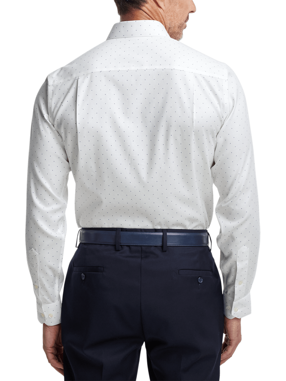 Alternate Image of Comfort Stretch Non-iron Geometric Dress Shirt-4