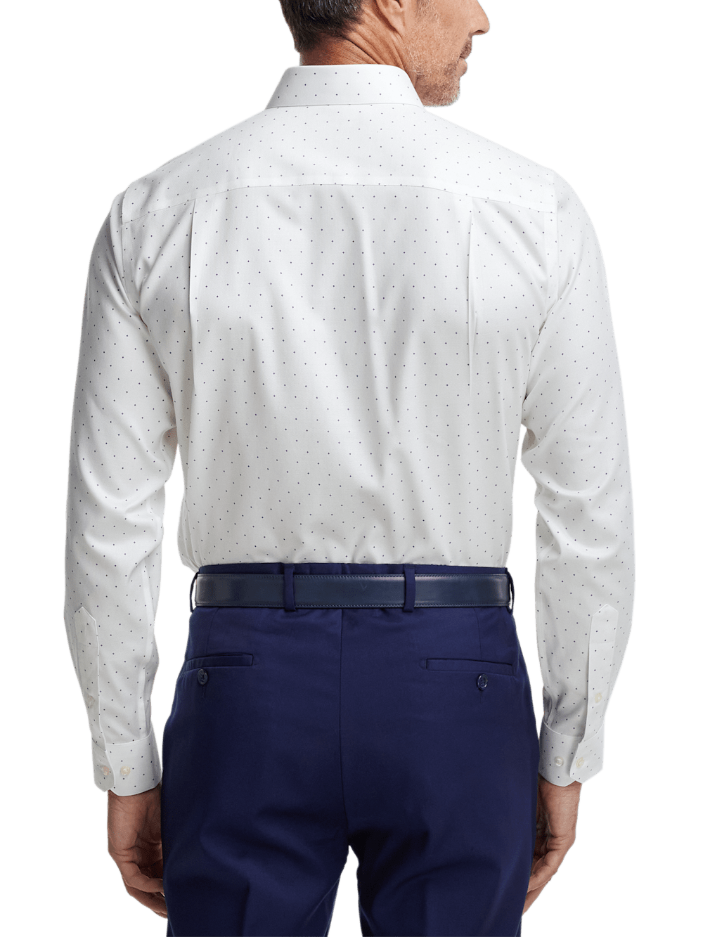 Alternate Image of Comfort Stretch Non-iron Geometric Dress Shirt-4