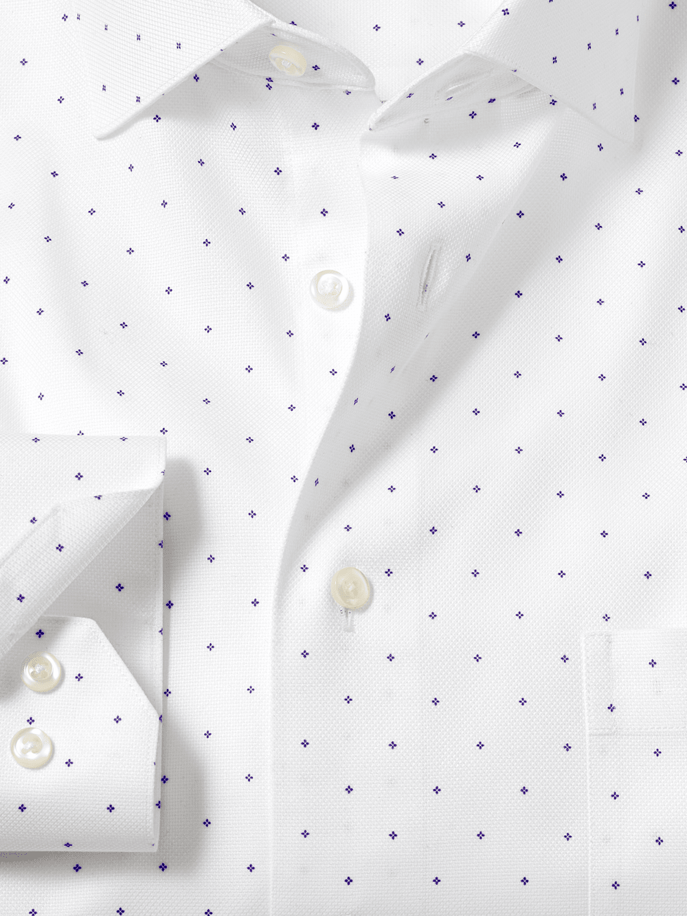 Alternate Image of Comfort Stretch Non-iron Geometric Dress Shirt-5