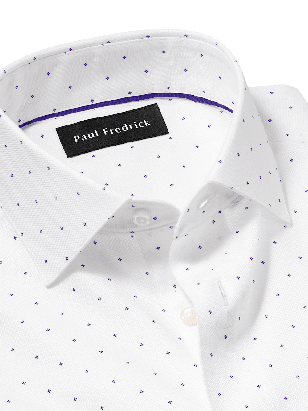 Alternate Image of Comfort Stretch Non-iron Geometric Dress Shirt-6