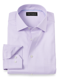 Royal Oxford Comfort Stretch Non-Iron Solid Dress Shirt - Lavender