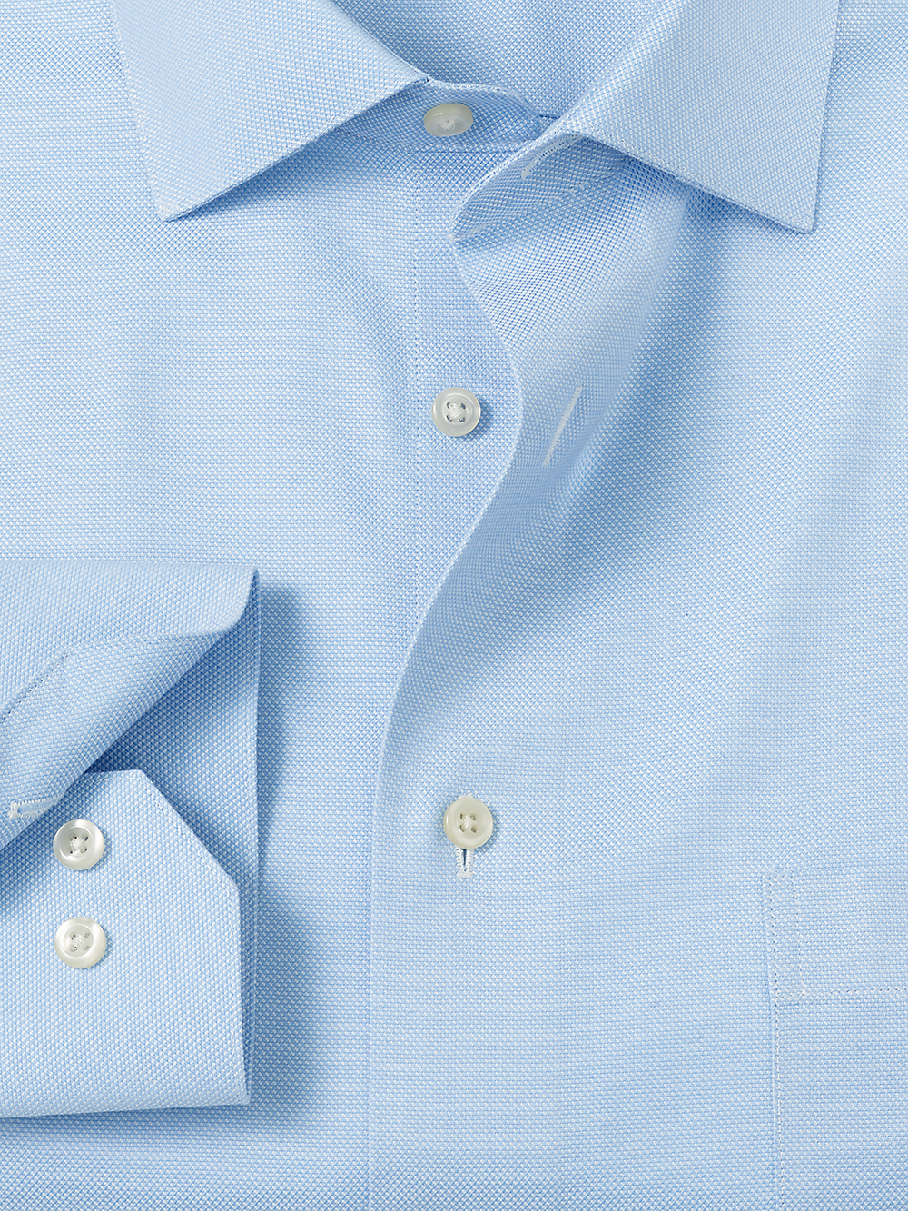 Alternate Image of Royal Oxford Comfort Stretch Non-iron Solid Dress Shirt-1