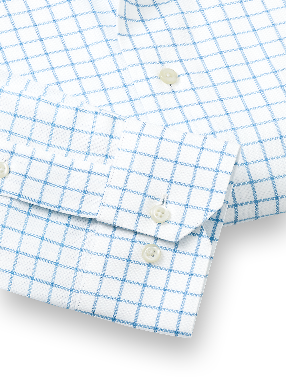 Alternate Image of Royal Oxford Comfort Stretch Non-iron Windowpane Dress Shirt-3