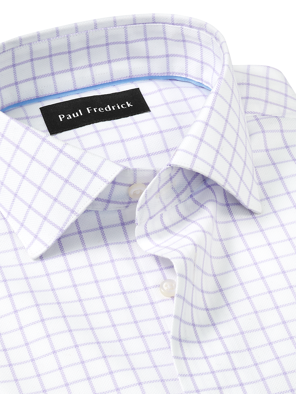 Alternate Image of Royal Oxford Comfort Stretch Non-iron Windowpane Dress Shirt-3