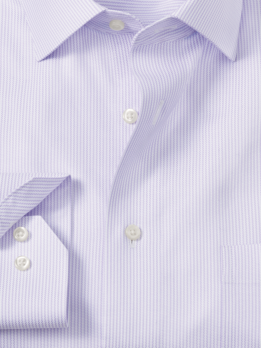 Alternate Image of Royal Oxford Comfort Stretch Non-iron Stripe Dress Shirt-1