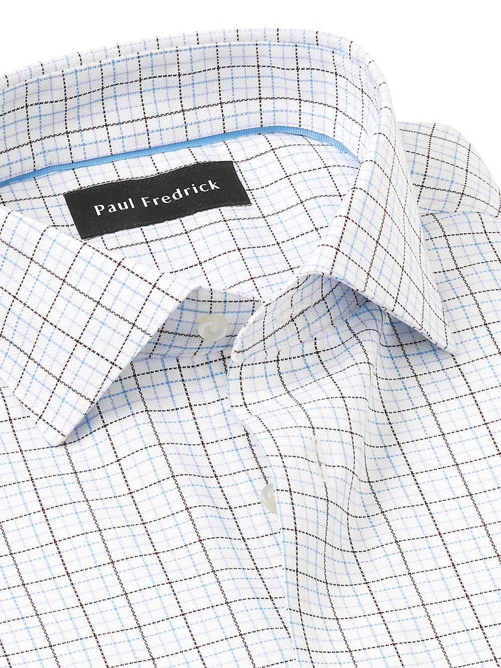 Alternate Image of Royal Oxford Comfort Stretch Non-iron Tattersall Dress Shirt-2