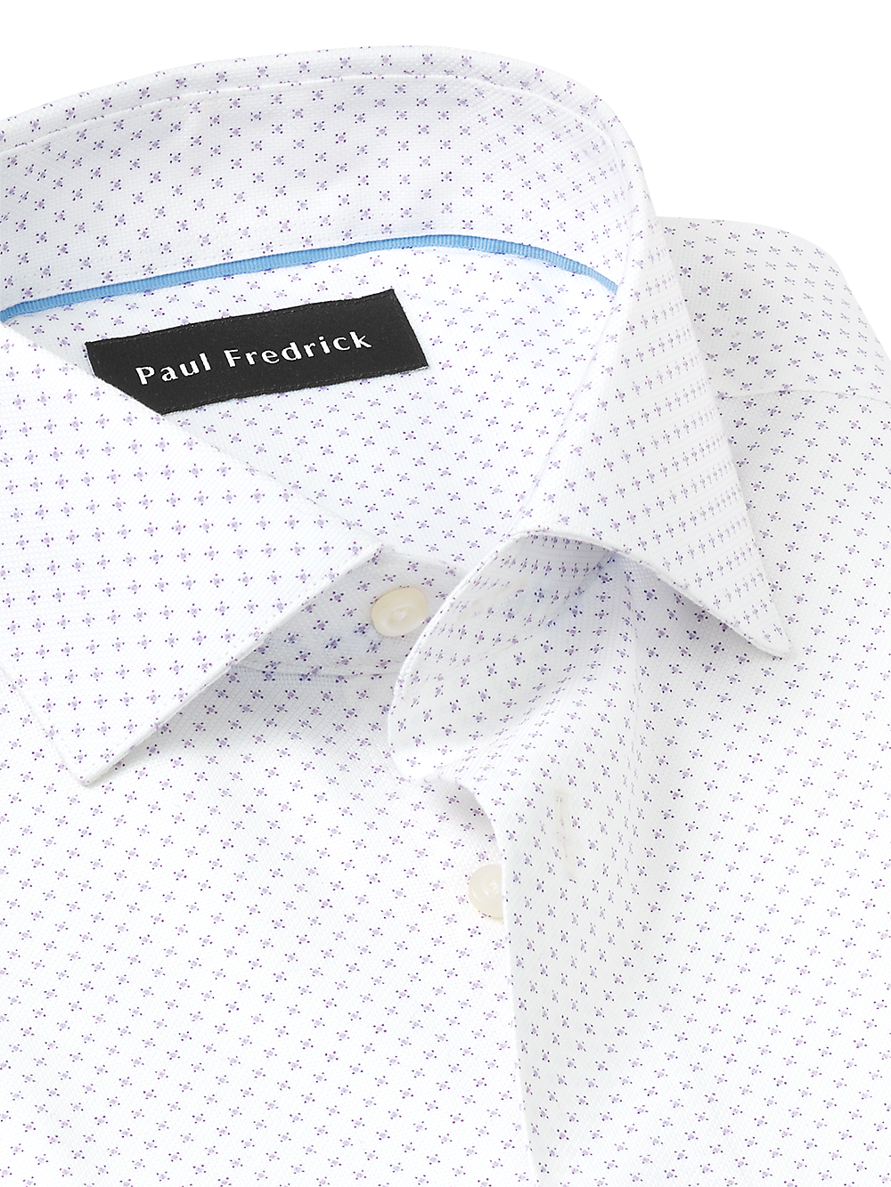 Alternate Image of Royal Oxford Comfort Stretch Non-iron Geometric Dress Shirt-2