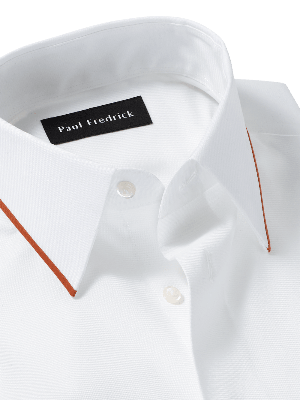 Alternate Image of Comfort Stretch Non-iron Solid Dress Shirt With Contrast Trim-6