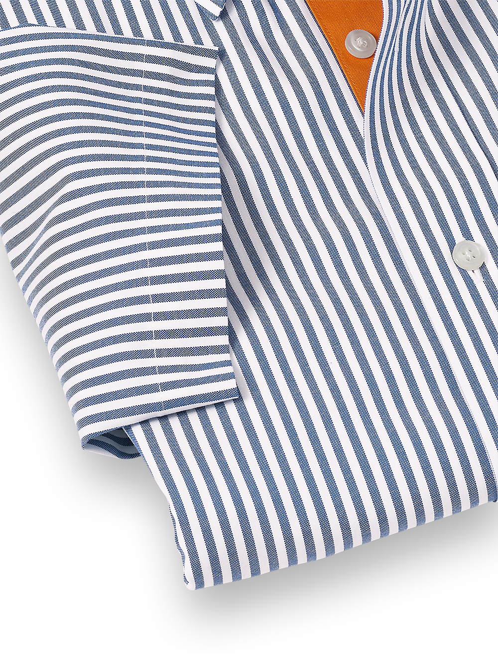 Alternate Image of Comfort Stretch Non-iron Stripe Dress Shirt With Contrast Trim-3