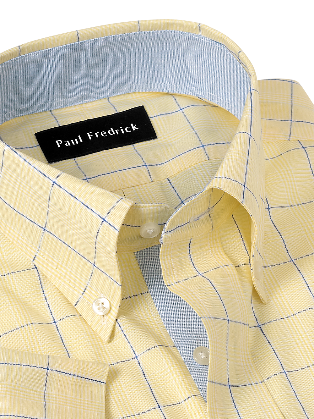 Alternate Image of Comfort Stretch Non-iron Check Dress Shirt With Contrast Trim-2