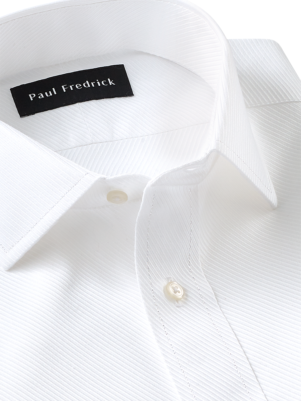 Alternate Image of Tailored Fit Non-iron Cotton Twill Spread Collar Dress Shirt-2