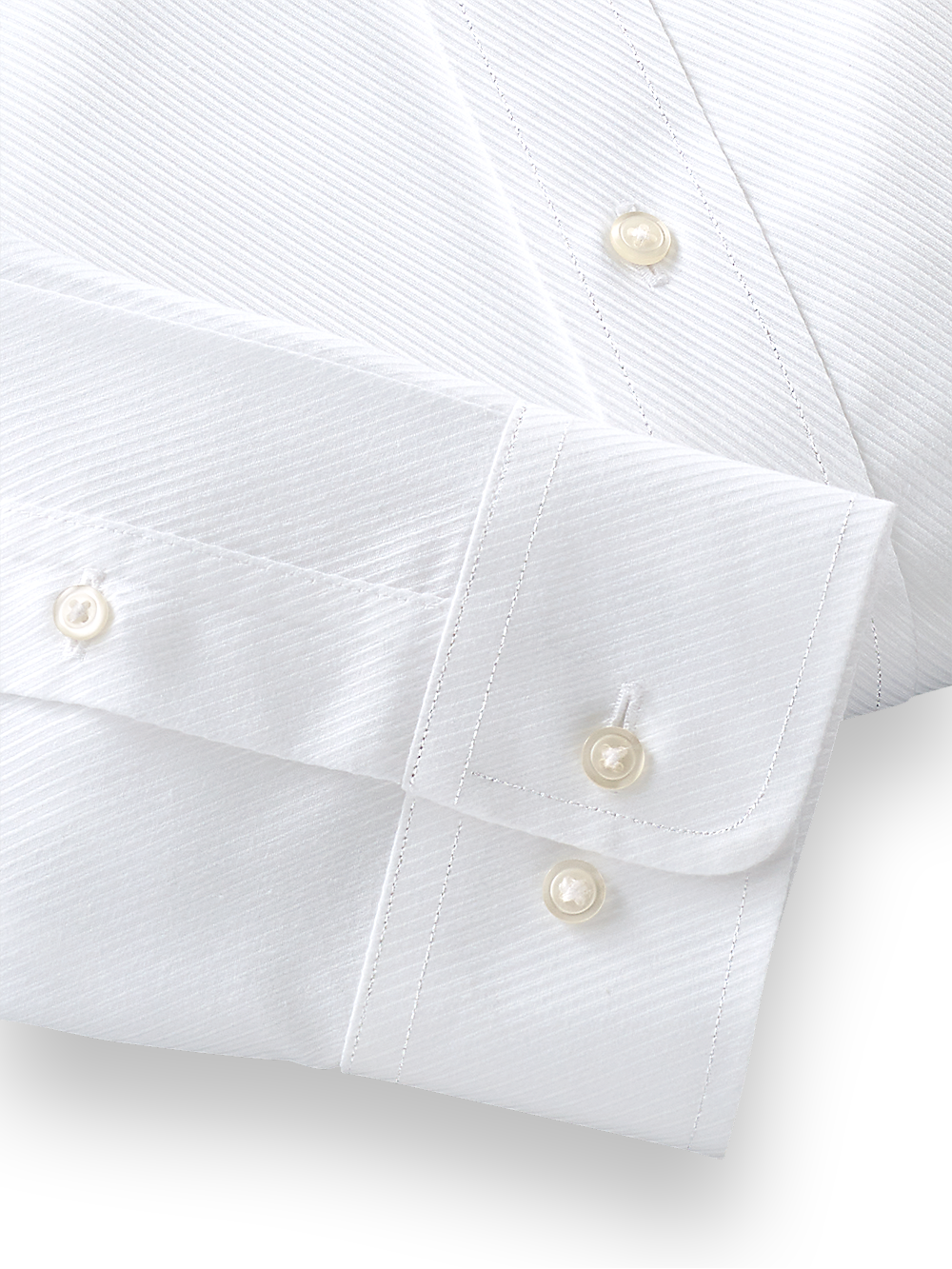 Alternate Image of Tailored Fit Non-iron Cotton Twill Spread Collar Dress Shirt-3