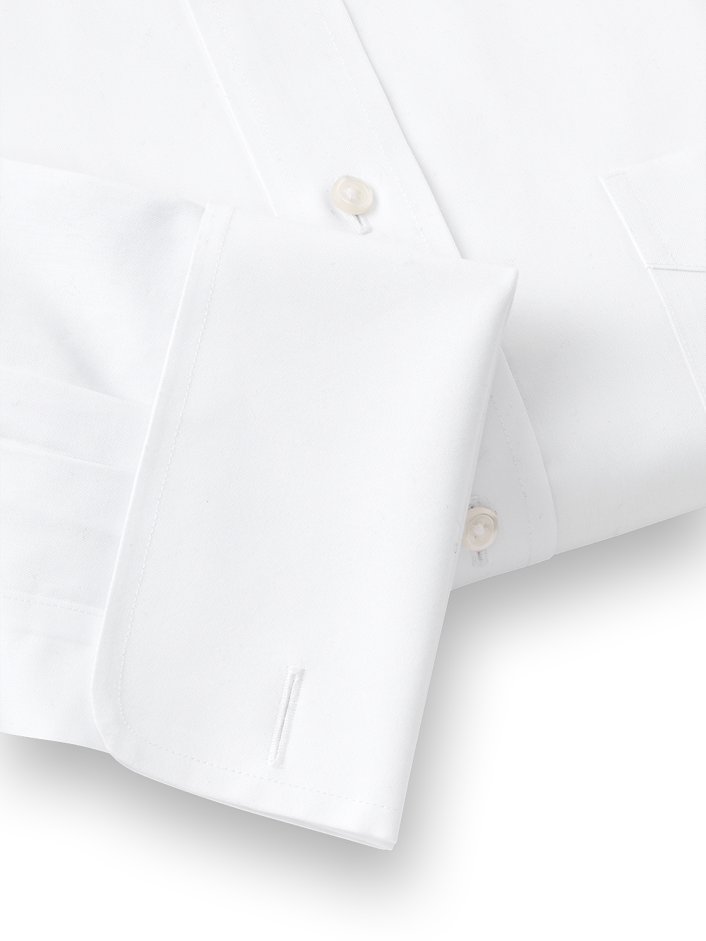 Alternate Image of Tailored Fit Impeccable Non-iron Cotton Straight Collar French Cuff Dress Shirt-4