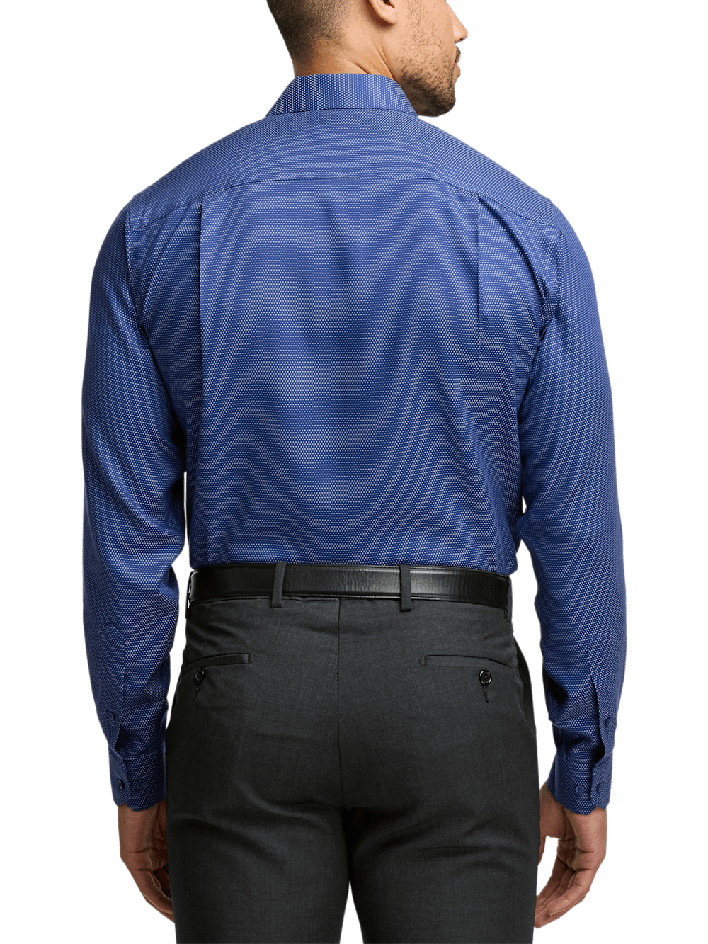 Alternate Image of Non-iron Cotton Dot Dress Shirt-4