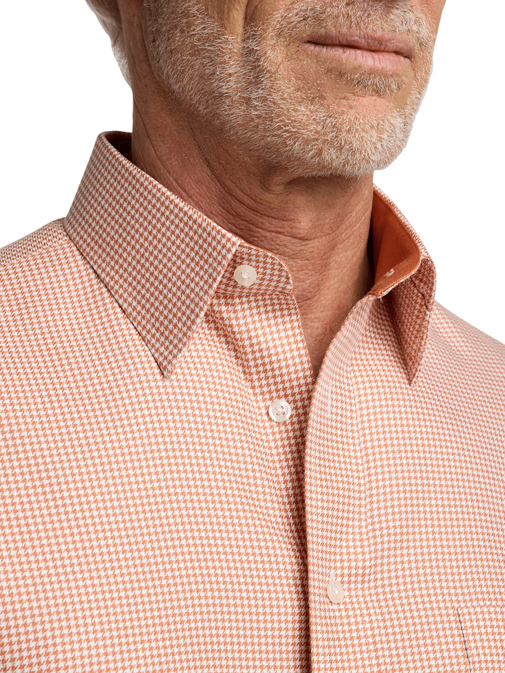 Alternate Image of Non-iron Cotton Houndstooth Dress Shirt-2