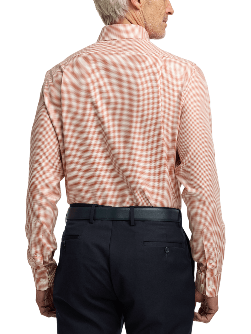 Alternate Image of Non-iron Cotton Houndstooth Dress Shirt-4