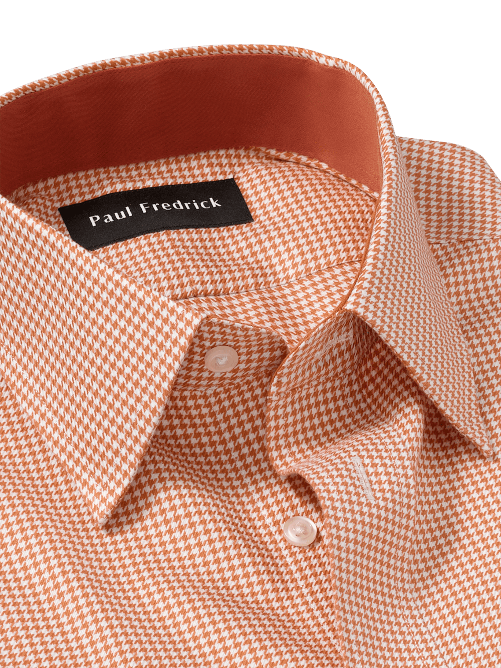 Alternate Image of Non-iron Cotton Houndstooth Dress Shirt-6