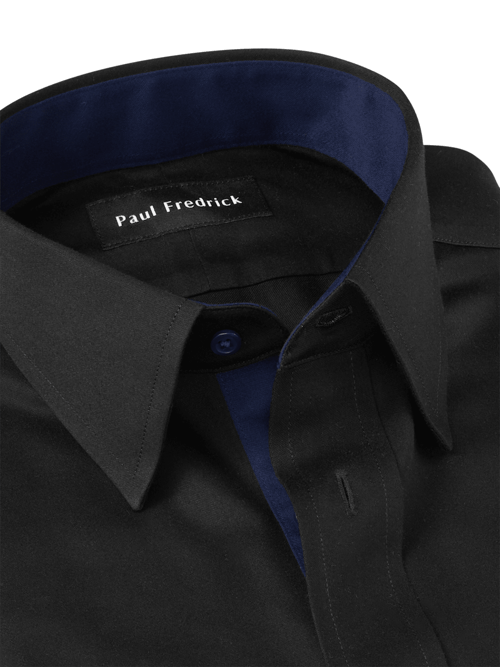 Alternate Image of Non-iron Cotton Solid Dress Shirt With Contrast Trim-6