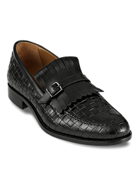 Shiloh Kiltie Loafer - Black