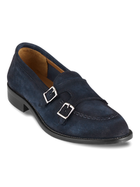 Randolph Monk Strap Loafer - Navy