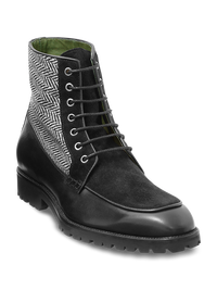 Duncan Lace Up Boot - Black