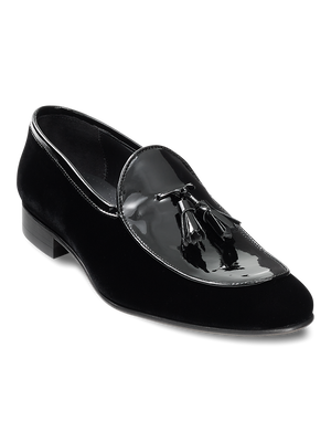 Vincent Tassel Loafer - Black