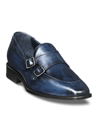 Barrett Monk Strap Loafer - Deep Blue