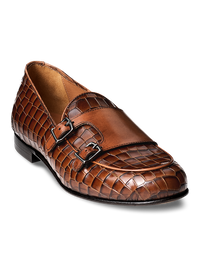 Ivan Monk Strap Loafer - Brown