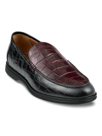 Patrick Loafer - Black/burgundy